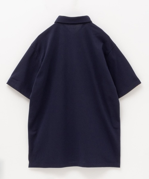 NAVY（ネイビー）の「リップルカノコポロシャツ（ポロシャツ・メンズ・ホワイト/ネイビー/ブラック・S/M/L/XL/XXL）」の11枚目の写真
