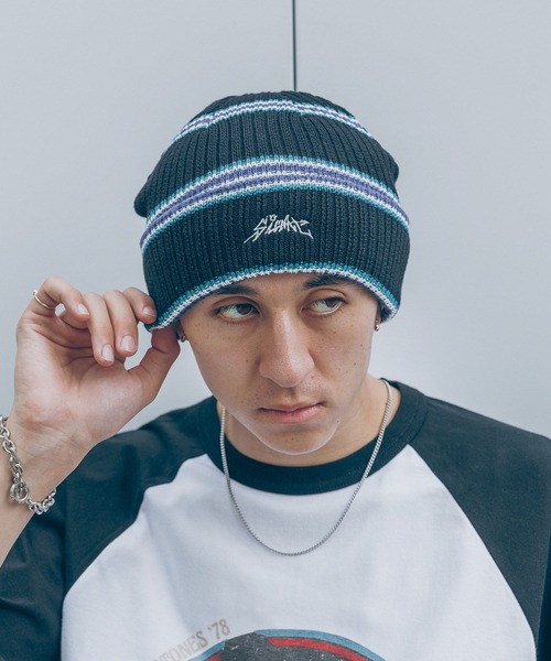 SIGNAL SPORTS（シグナルスポーツ）の「【SIGNAL SPORTS】ワンポイント刺繍/ニットワッチ（ニットキャップ/ビーニー・メンズ・ブラック/ダークブラウン/ネイビー/ブラック系その他/その他19・FREE）」の7枚目の写真