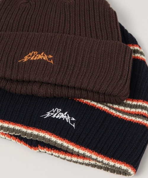 SIGNAL SPORTS（シグナルスポーツ）の「【SIGNAL SPORTS】ワンポイント刺繍/ニットワッチ（ニットキャップ/ビーニー・メンズ・ブラック/ダークブラウン/ネイビー/ブラック系その他/その他19・FREE）」の12枚目の写真