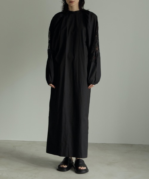 anuke（アンヌーク）の「anuke Cutwork Embroidery Dress 62410304（ワンピース・レディース・ブラック/ホワイト・38/36）」の10枚目の写真