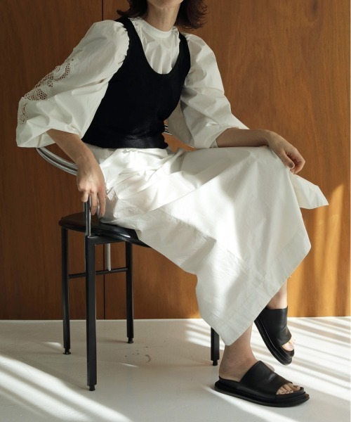 アンヌーク　Cutwork Embroidery Dress セール】Cutwork Embroidery Dress（ワンピース）｜anuke