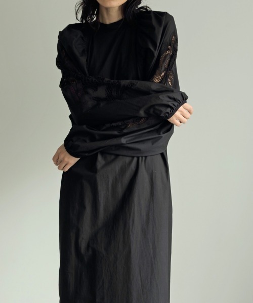 anuke（アンヌーク）の「anuke Cutwork Embroidery Dress 62410304（ワンピース・レディース・ブラック/ホワイト・38/36）」の13枚目の写真