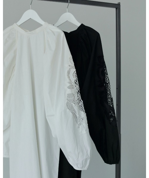 anuke（アンヌーク）の「anuke Cutwork Embroidery Dress 62410304（ワンピース・レディース・ブラック/ホワイト・38/36）」の16枚目の写真