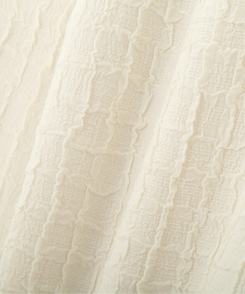 FREE'S MART(フリーズマート)の「◇【3サイズ展開XS-M】ぽこぽこチェックマーメイドキャミワンピース【低身長サイズ有】(ワンピース・レディース・ホワイト/ブラック/ブラック系その他・X-SMALL/SMALL/MEDIUM)」の21枚目の写真