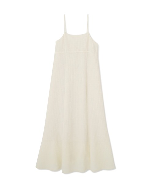 FREE'S MART(フリーズマート)の「◇【3サイズ展開XS-M】ぽこぽこチェックマーメイドキャミワンピース【低身長サイズ有】(ワンピース・レディース・ホワイト/ブラック/ブラック系その他・X-SMALL/SMALL/MEDIUM)」の22枚目の写真