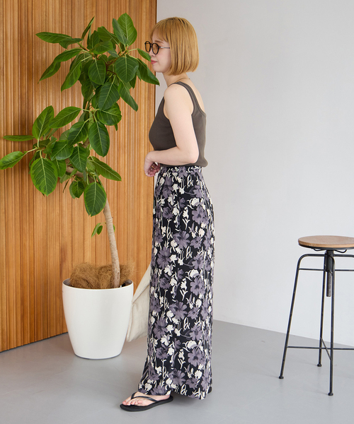 B.C STOCK(ベーセーストック)の「Gleamy/グリーミー 2WAYリブタンクトップ(タンクトップ・レディース・チャコールグレー/ピンク系その他/グリーン・FREE)」の18枚目の写真