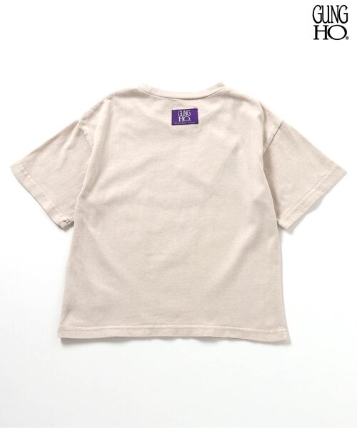 BREEZE（ブリーズ）の「GUNG HO ピグメントTee（Tシャツ/カットソー・キッズ・ライトグレー/チャコール/イエロー/カーキ/パープル・90/100/110/120/130/140/160/150）」の17枚目の写真
