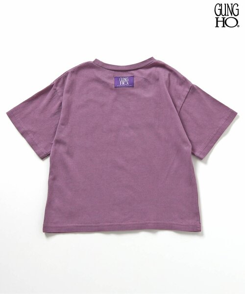 BREEZE（ブリーズ）の「GUNG HO ピグメントTee（Tシャツ/カットソー・キッズ・ライトグレー/チャコール/イエロー/カーキ/パープル・90/100/110/120/130/140/160/150）」の18枚目の写真