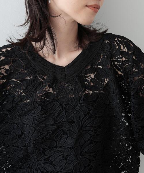 GALLEST（ギャレスト）の「◆2WAYレーストップス（シャツ/ブラウス・レディース・ボルドー/ブラック/ホワイト/ブラウン系その他・38）」の15枚目の写真