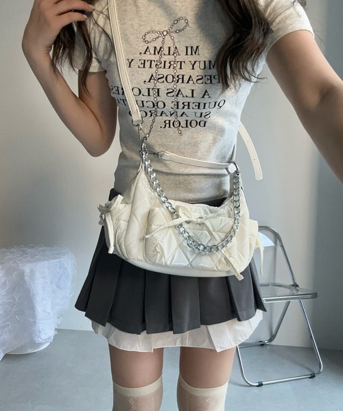 MAINLYTRULY（メインリィトゥルリィ）の「レイヤード プリーツ ミニスカート（スカート・レディース・グレー・S）」の14枚目の写真