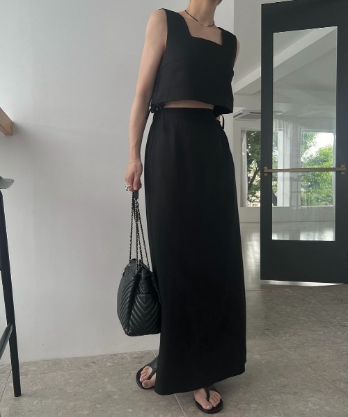 WILLFULLY（ウィルフリー）の「georgette removal stitch work 2piece