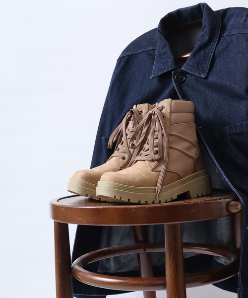 【セール】Wグリップ ナイロンコンビレースアップブーツ（ブーツ）｜FUNALIVE（ファンアライブ）