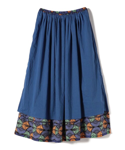 セール】SHIPS Colors:〈手洗い可能〉バティック プリント ギャザー  