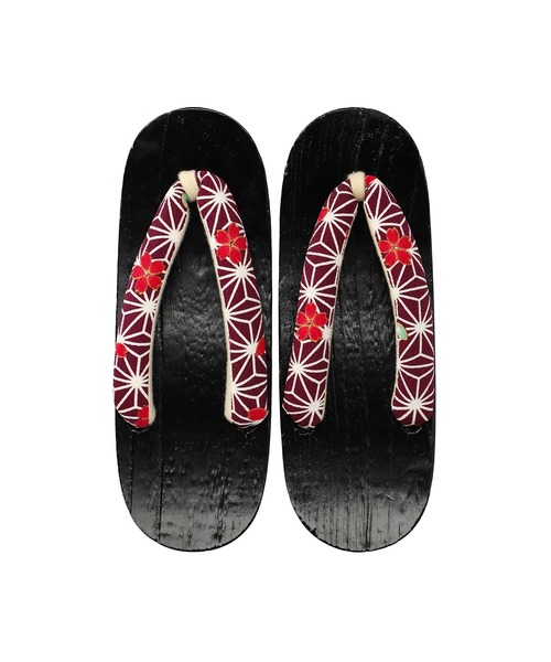 CELEN（セレン）の「【浴衣小物】選べる8色 レディース下駄 単品（和装小物・レディース・ブラック/ライトブラウン/ホワイト/レッド/キャメル/ピンク/ネイビー/パープル・FREE）」の14枚目の写真