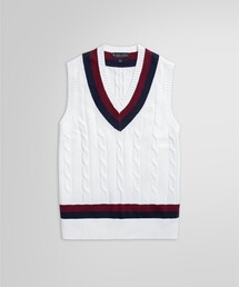 BROOKS BROTHERS | スーピマコットン Vネック テニスベスト(ベスト)