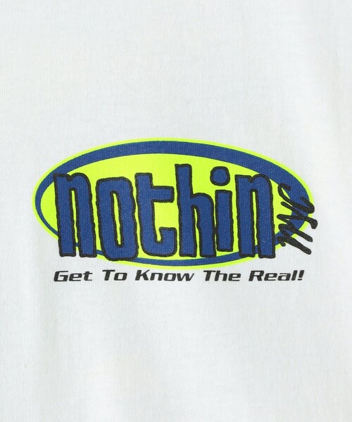 NOTHIN SPECIAL（ナッシンスペシャル）の「＜NOTHIN SPECIAL＞ GET TO KNOW T（Tシャツ/カットソー・メンズ・ホワイト・XL/L/M）」の6枚目の写真