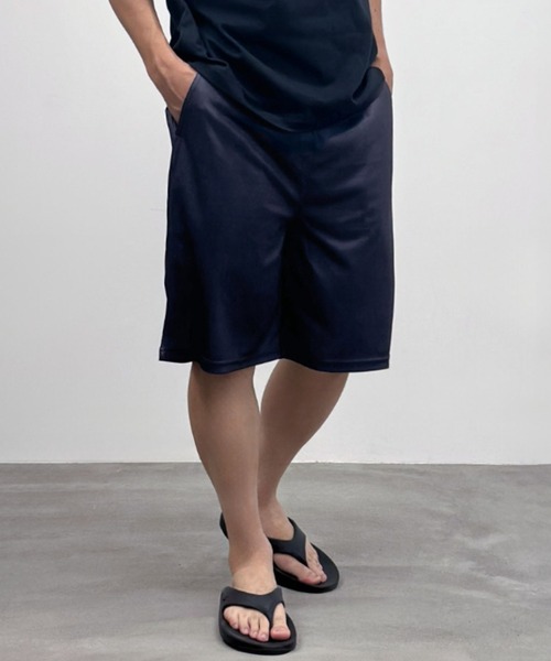 NAVY(ネイビー)の「総柄メッシュハーフパンツ(その他パンツ・メンズ・ブラック/ブルー/チャコールグレー/ホワイト系2/ホワイト系1/ネイビー・XL/L/M)」の5枚目の写真