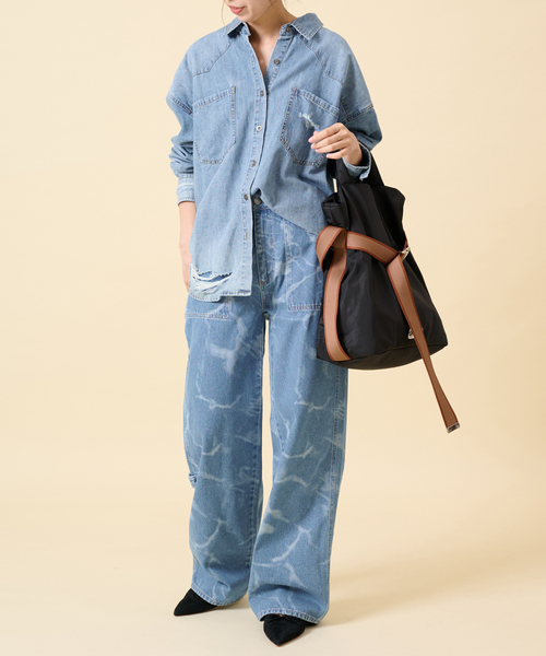 U by SPICK&SPAN(ユーバイスピックアンドスパン)の「≪追加≫【OUTDOOR/アウトドア】別注Puilting 2way Tote 9(トートバッグ・レディース・キャメル/ブラック・FREE)」の18枚目の写真