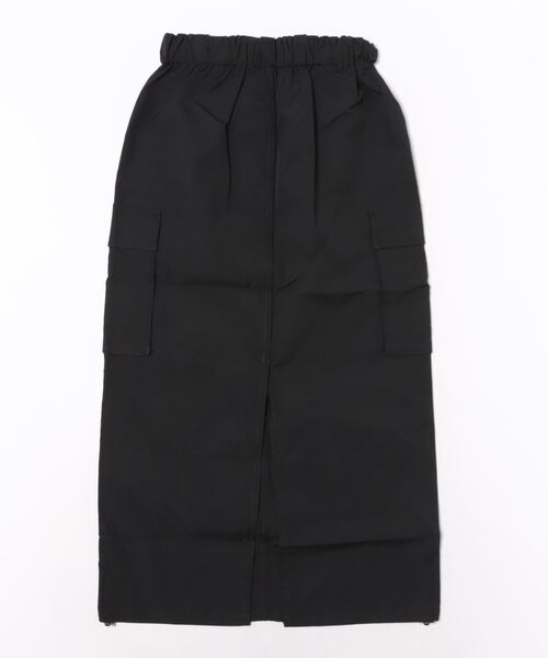 GORGE（ゴージ）の「《ドロスト×ポケット》レディース ロングカーゴスカート ミリタリー風 ストリート 春夏秋冬（スカート・レディース・ブラック/カーキ/チャコールグレー・F）」の13枚目の写真