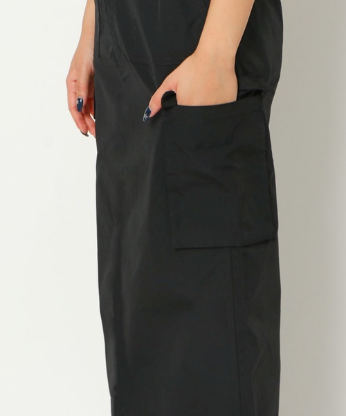 GORGE（ゴージ）の「《ドロスト×ポケット》レディース ロングカーゴスカート ミリタリー風 ストリート 春夏秋冬（スカート・レディース・ブラック/カーキ/チャコールグレー・F）」の9枚目の写真