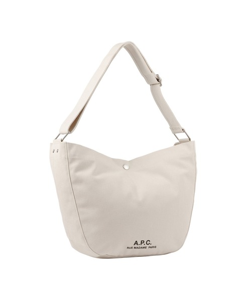 A.P.C.(アーペーセー)の「BESACE JOURNAL(メッセンジャーバッグ・メンズ・グレー系その他/ブラック・ONESIZE)」の6枚目の写真