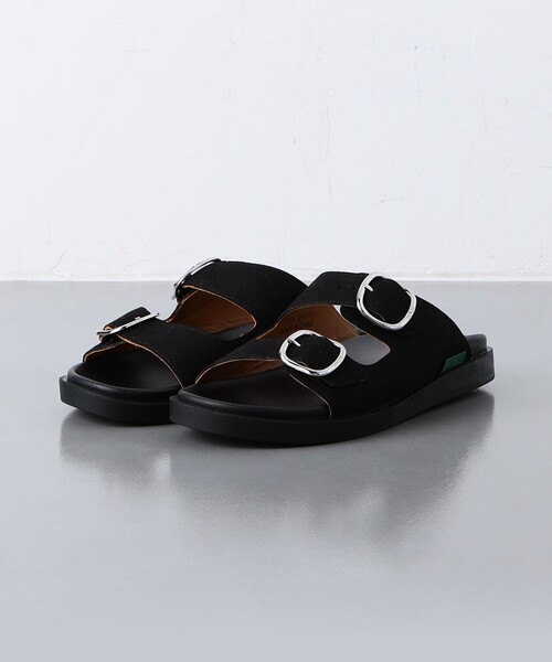 hALON（アーロン）の「＜hALON＞ 2バックル サンダル（サンダル・メンズ・ブラック・9/7/10/8）」の2枚目の写真