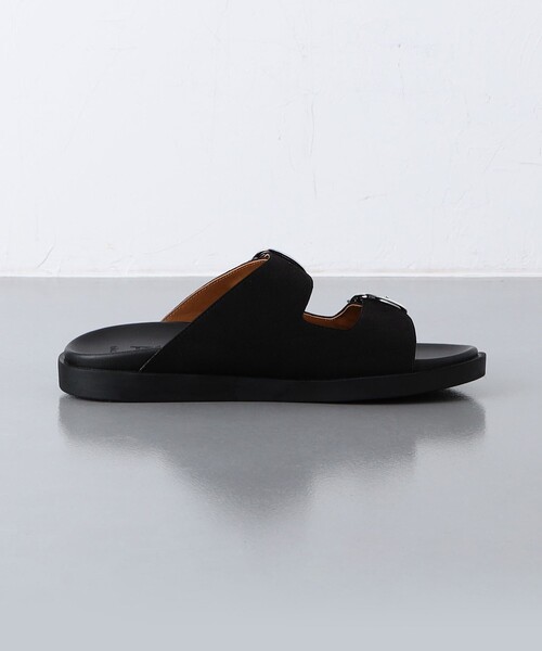 hALON（アーロン）の「＜hALON＞ 2バックル サンダル（サンダル・メンズ・ブラック・9/7/10/8）」の4枚目の写真