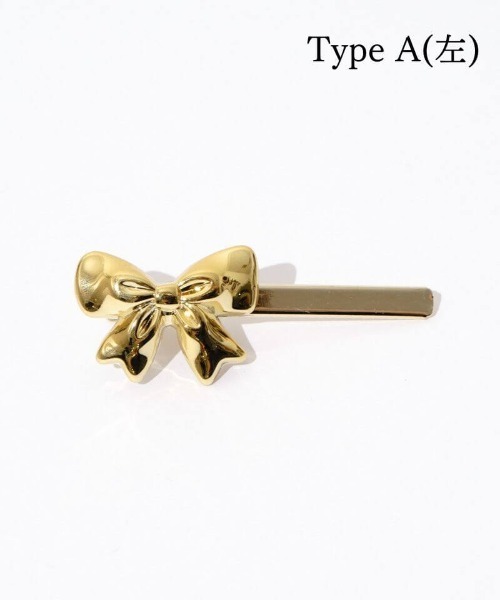 flower（フラワー）の「メタリックリボンピン（ヘアピン・レディース・ゴールド/シルバー・B/A）」の12枚目の写真