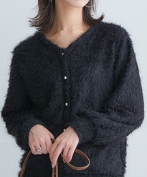 カットソーシャギー前後2WAYカーディガン