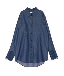 LAGUNAMOON | レースカフスシャツ(シャツ/ブラウス)
