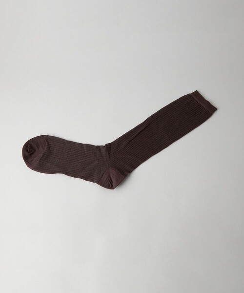 CITEN（シテン）の「＜CITEN＞ シアー リブソックス（ソックス/靴下・レディース・ライトブルー/ダークブラウン/ライトグレー・FREE）」の2枚目の写真