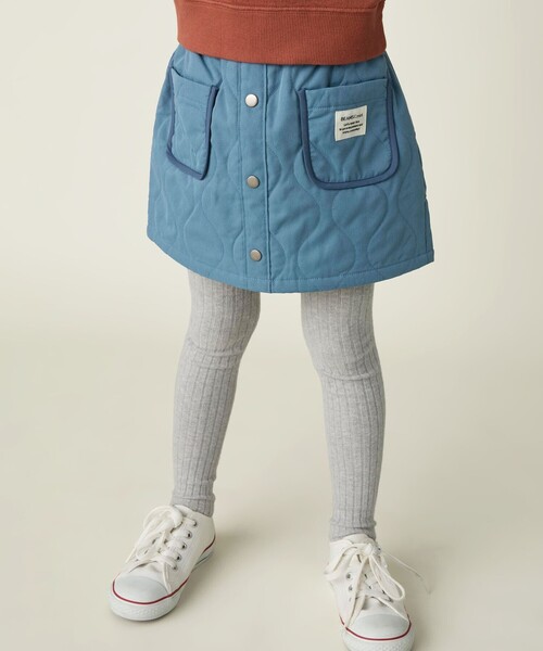 BEAMS mini(ビームスミニ)の「キルティング スカート 2024FW(90-150cm)(スカート・キッズ・ブルー系その他/レッド・90/100/110/120/130/140/150)」の10枚目の写真