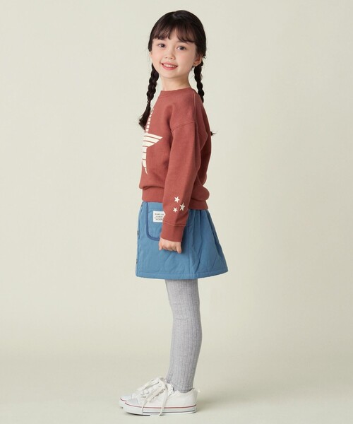 BEAMS mini(ビームスミニ)の「キルティング スカート 2024FW(90-150cm)(スカート・キッズ・ブルー系その他/レッド・90/100/110/120/130/140/150)」の11枚目の写真