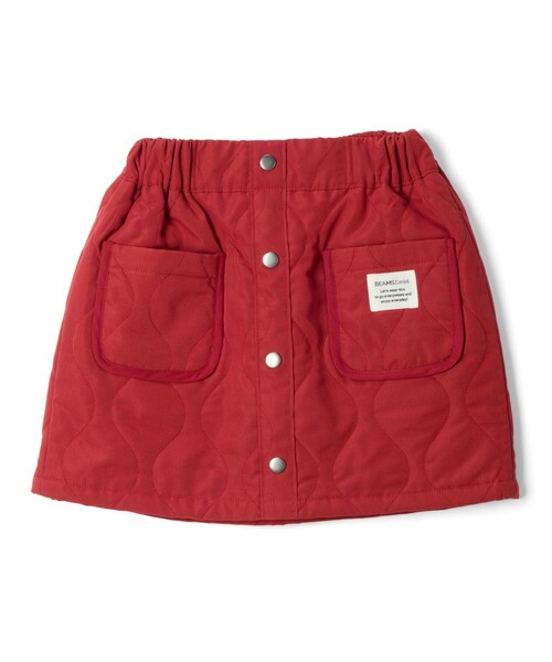 BEAMS mini(ビームスミニ)の「キルティング スカート 2024FW(90-150cm)(スカート・キッズ・ブルー系その他/レッド・90/100/110/120/130/140/150)」の14枚目の写真