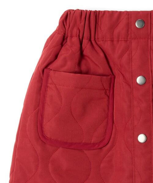 BEAMS mini(ビームスミニ)の「キルティング スカート 2024FW(90-150cm)(スカート・キッズ・ブルー系その他/レッド・90/100/110/120/130/140/150)」の16枚目の写真