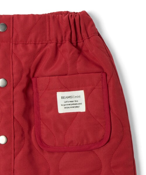 BEAMS mini(ビームスミニ)の「キルティング スカート 2024FW(90-150cm)(スカート・キッズ・ブルー系その他/レッド・90/100/110/120/130/140/150)」の17枚目の写真