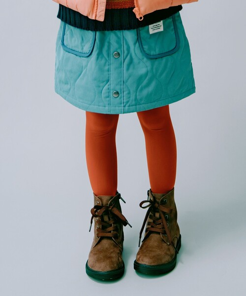BEAMS mini(ビームスミニ)の「キルティング スカート 2024FW(90-150cm)(スカート・キッズ・ブルー系その他/レッド・90/100/110/120/130/140/150)」の3枚目の写真