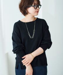 le.coeur blanc（ルクールブラン）の「ボリュームスリーブニットプルオーバー（ニット/セーター）」