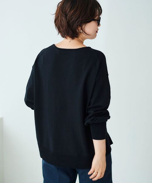 le.coeur blanc(ルクールブラン)の「ボリュームスリーブニットプルオーバー(ニット/セーター・レディース・ブラック/サンドベージュ/ボルドー・38)」の15枚目の写真
