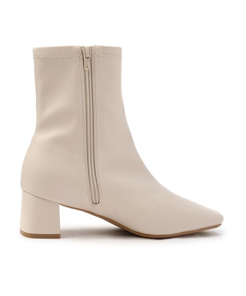 OPAQUE.CLIP(オペークドットクリップ)の「◆【抗菌防臭加工】ベーシックショートブーツ(ブーツ・レディース・オフホワイト/シルバー/ブラック/ブラウン系その他・01/02/03)」の10枚目の写真