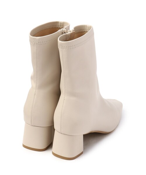 OPAQUE.CLIP(オペークドットクリップ)の「◆【抗菌防臭加工】ベーシックショートブーツ(ブーツ・レディース・オフホワイト/シルバー/ブラック/ブラウン系その他・01/02/03)」の11枚目の写真