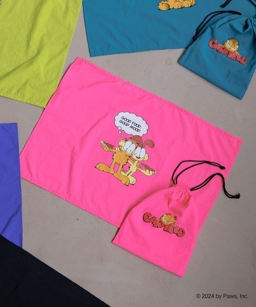 LOWRYS FARM(ローリーズファーム)の「GARFIELDランチセット 141130(ランチョンマット/テーブルウェア・キッズ・ブルー/ブラック/グリーン/ピンク/イエロー・FREE)」の5枚目の写真