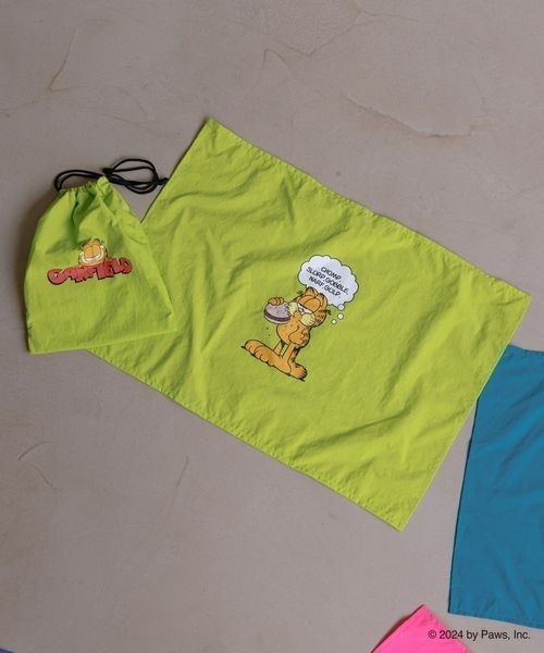 LOWRYS FARM(ローリーズファーム)の「GARFIELDランチセット 141130(ランチョンマット/テーブルウェア・キッズ・ブルー/ブラック/グリーン/ピンク/イエロー・FREE)」の4枚目の写真