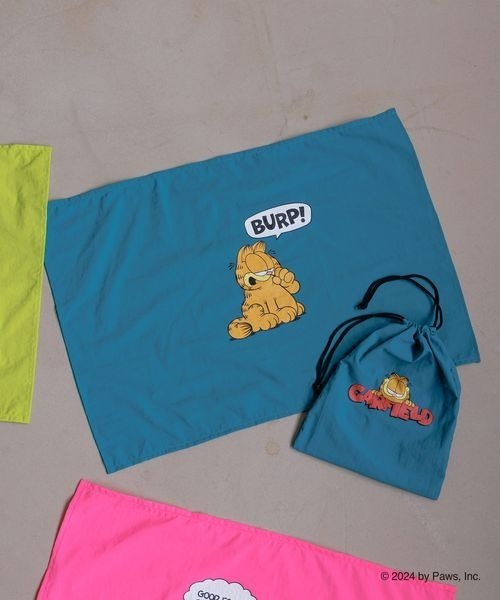 LOWRYS FARM(ローリーズファーム)の「GARFIELDランチセット 141130(ランチョンマット/テーブルウェア・キッズ・ブルー/ブラック/グリーン/ピンク/イエロー・FREE)」の3枚目の写真