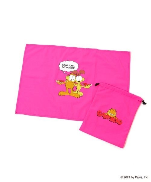 LOWRYS FARM(ローリーズファーム)の「GARFIELDランチセット 141130(ランチョンマット/テーブルウェア・キッズ・ブルー/ブラック/グリーン/ピンク/イエロー・FREE)」の8枚目の写真
