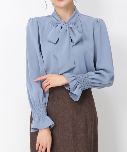 セール】ボウタイブラウス /MM438107（シャツ/ブラウス）｜MISCH MASCH