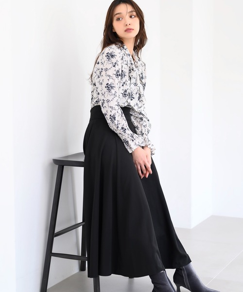 MISCH MASCH(ミッシュマッシュ)の「ボウタイブラウス /MM438107(シャツ/ブラウス・レディース・ホワイト/レッド/ブラック×ホワイト/ブラック/ブルー・フリ-)」の11枚目の写真