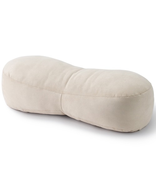 無印良品(ムジルシリョウヒン)の「背当てにもなるやわらかマルチミニクッション 49×22×15cm(クッション/クッションカバー・メンズ・サーモンピンク/ミント/チャコールグレー/ライトベージュ・FREE)」の3枚目の写真