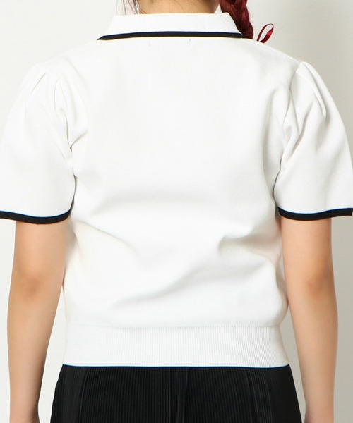 Naptime 刺繍半袖プルオーバーシャツ ベージュ Naptime 刺繍半袖プル