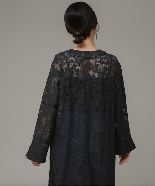 URBAN RESEARCH Sonny Label（アーバンリサーチサニーレーベル）の「レースロングワンピース（ワンピース・レディース・スミクロ/ホワイト系その他・FREE）」の4枚目の写真